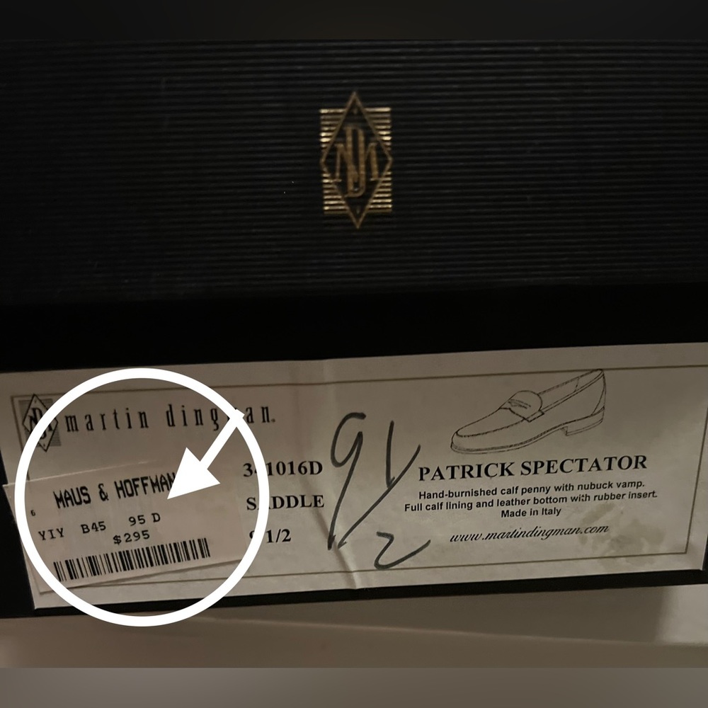 Martin Dingman Maus & Hoffman shoe